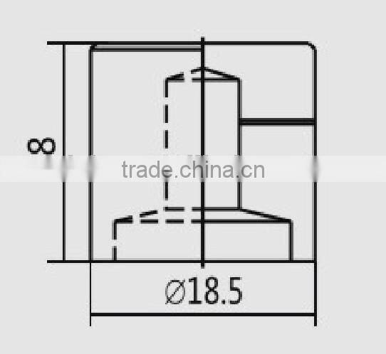 aluminum guitar 6mm round metal knob potentiometer