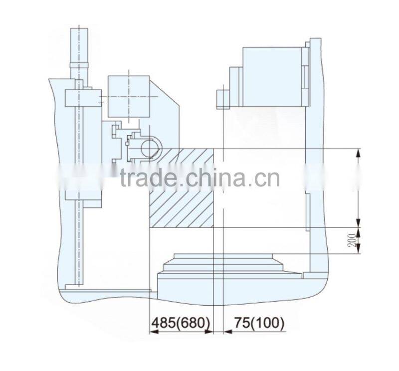 Large-Scale CNC Gear Hobbing Machine (six axis with four linkage)