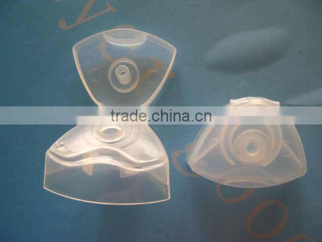 Plastic flip top cap for shampoo bottles