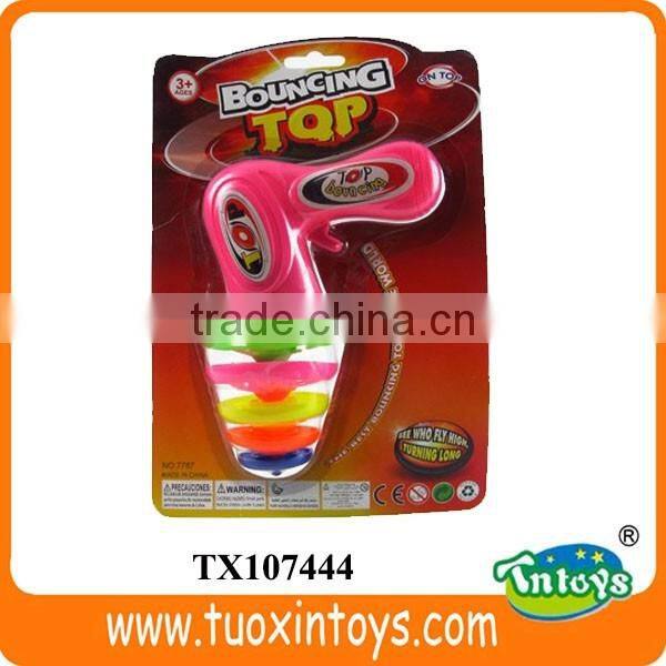wind up bounce super spinning top toys