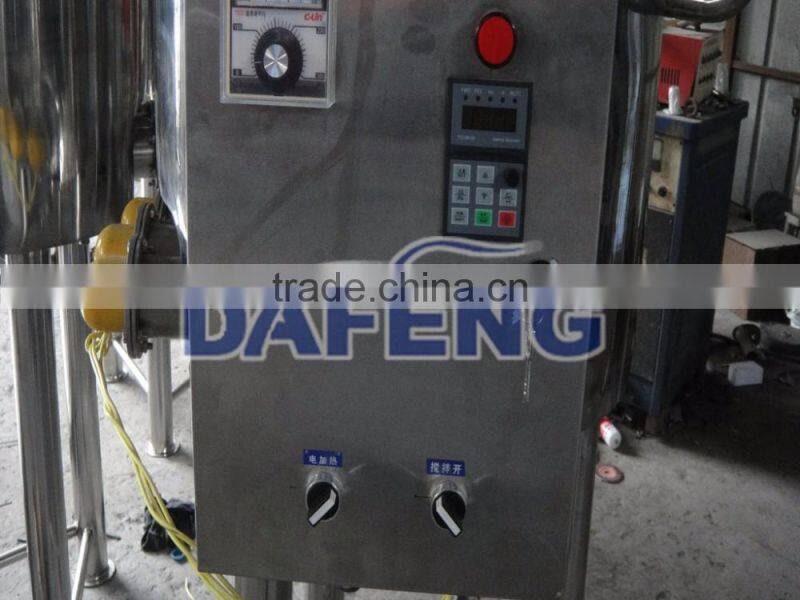 SS.316L 50L electric heating double jacketed mixing tank