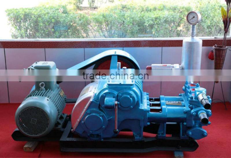 BW250 250L Output 6MPa Horizontal Triplex Reciprocating Piston Slurry Mortar Grouting Pump