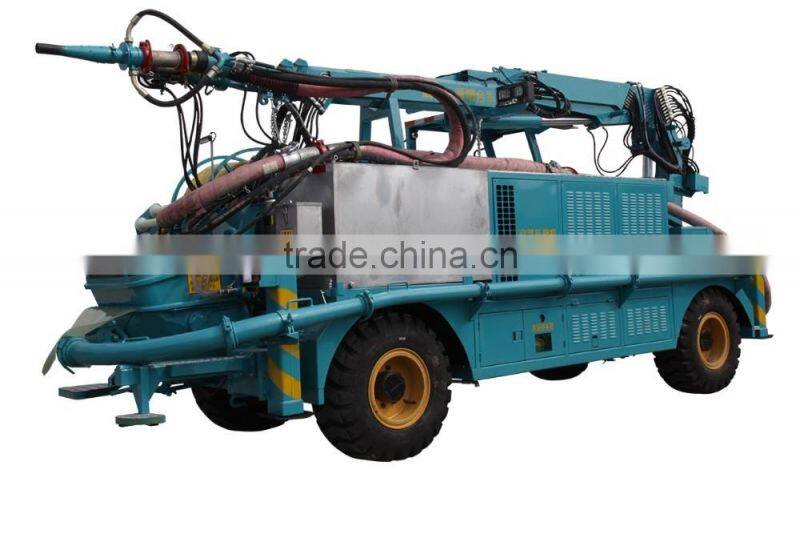 HSC2515 tunnel construction concrete spray robotic telescopic arm shotcrete equipment