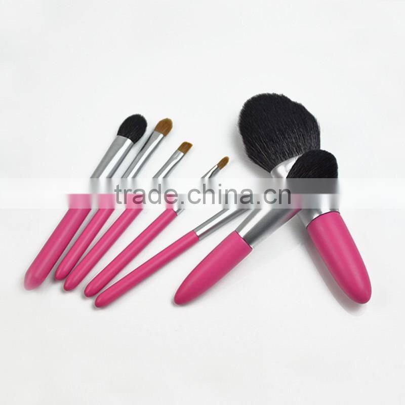 synthetic hair Makeup Brush Set / Facial Make Up Brush 6pc