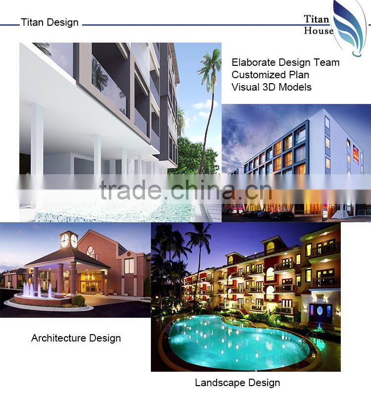 Turnkey High Class Light Gauge Steel Framing Resort Projects