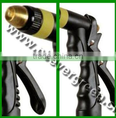 Brass nozzle trigger water spray for garden irrigaition
