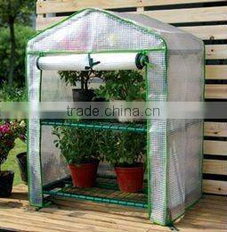 PVC Portable Walk-in Greenhouse with Zips