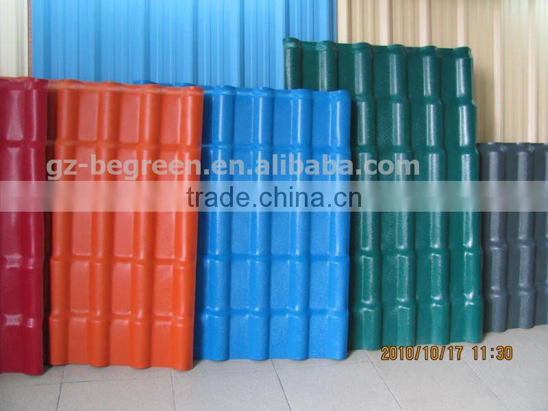 Corrosion resistance synthetic roof tile with25 years guarantee construction roof materials