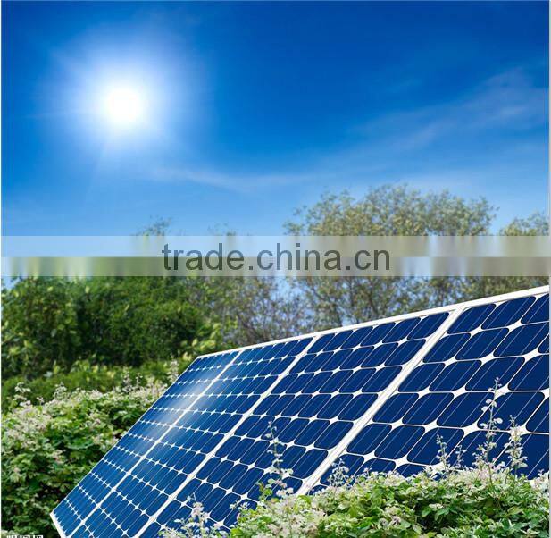 165W polycrystalline silicon 15.6% efficiency solar module/solar panel with MC4 connector