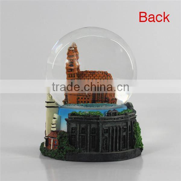 Handmade snow globe for tourist souvenir