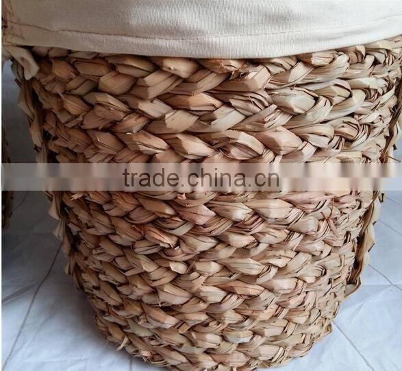 2017 cheap promotion foldable factory price rattan storage bin bag