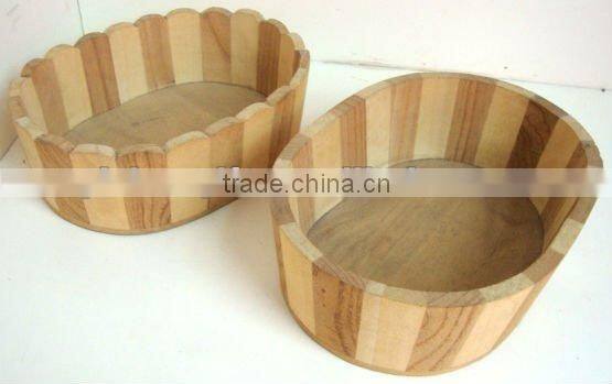 wholesale special simple wooden water bucket