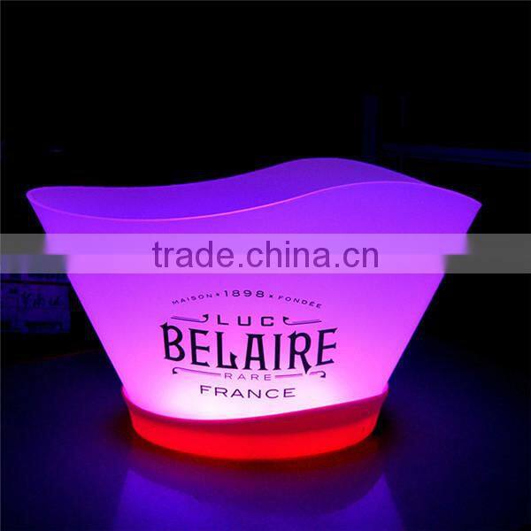 2016 hot sale promotion clear ice bucket brewery