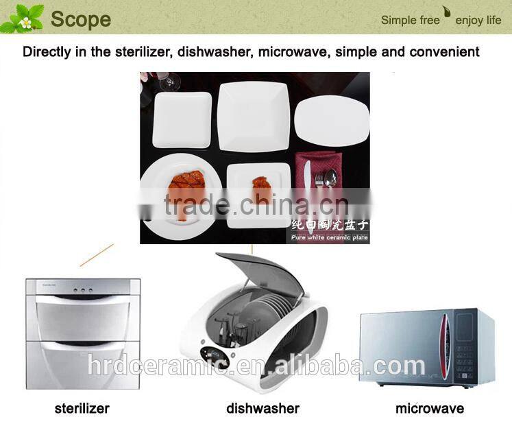 cheap black dinner plates for restaurant