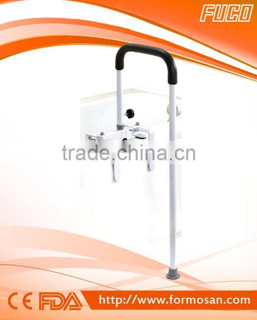 Bath safety BATHTUB GRAB RAIL/BAR W/TPR HANDLE POWDER COATED "Taiwan product"