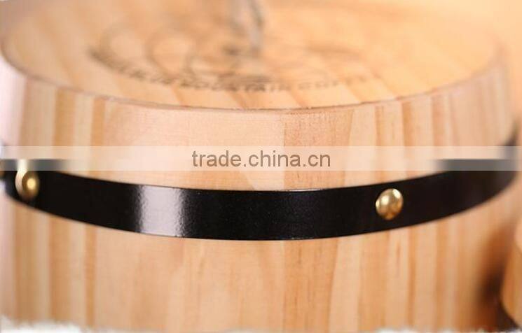 High quality eco-friendly coffee bean wood barrel