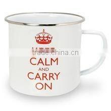 metal enamel mug
