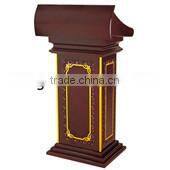 Wholesale Guangzhou hotel product wholesalers restaurant supplies wooden conference lectern podium wooden church rostrum T350
