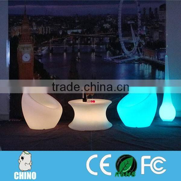 Nightclub Bar Coffee Table with two or 4 seat LED Coffee Table