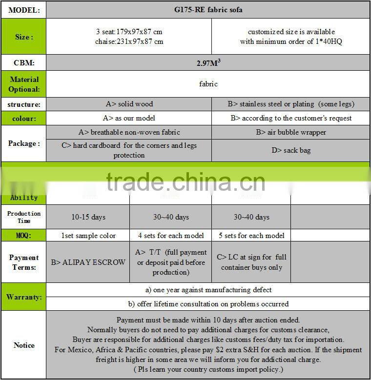 Gorgeous Moroccan Style Sofa custom Modern Contemporary Transitional Couch G175-RE