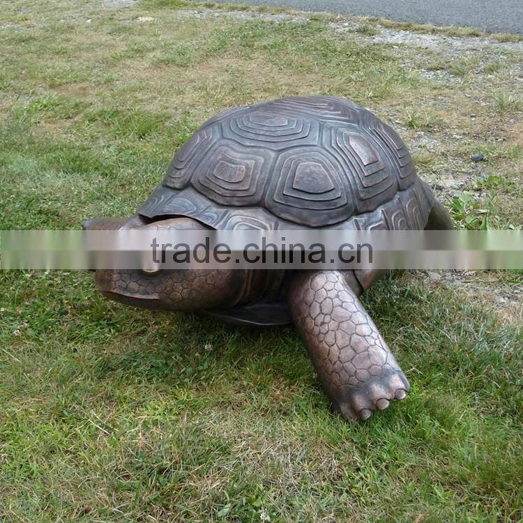 Life size animal metal crafts sculptures bronze tortoise sculpture for sale