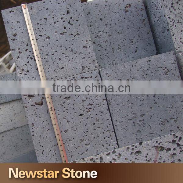Sawn cut lava stone black lava rock price