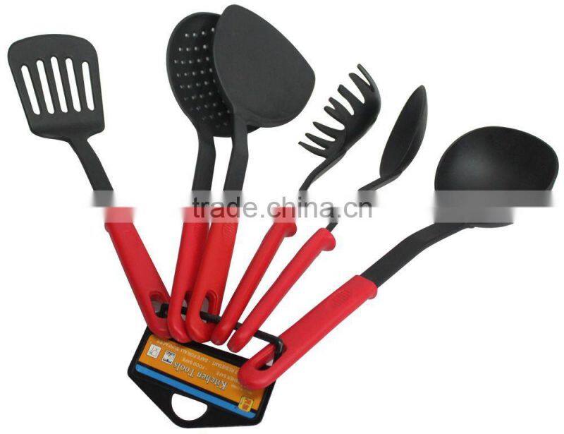 6pcs Stainless steel cookware set,S/S spatula-spoon-egg rake-rack set