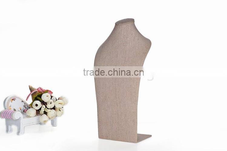 High Quality Standard fashion jewelry acrylic necklace display bust