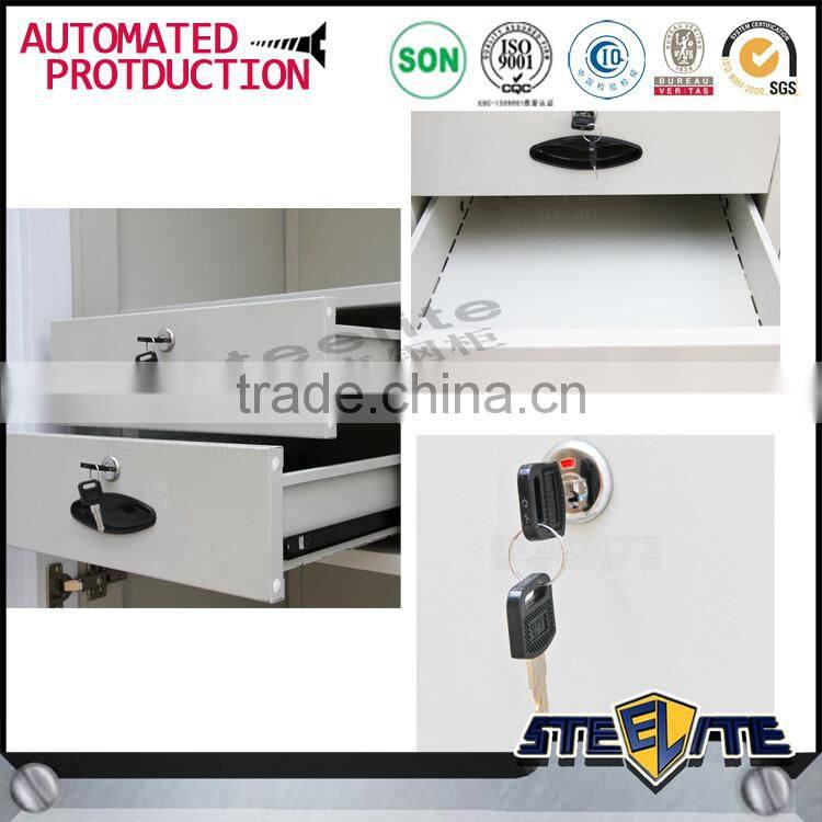 Flower design wardrobes steel clothes cupboard design