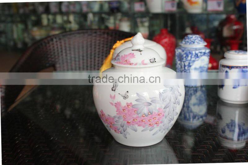 Special design ceramic honey jar and pot wholesale