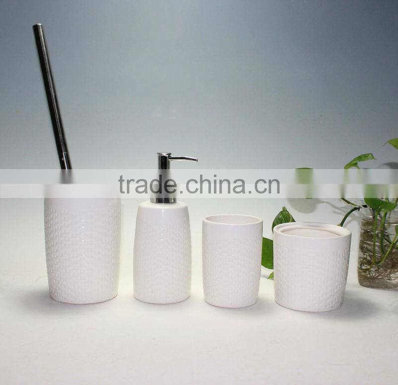 Ceramic Toliet Brush Holder Bathroom Accessories