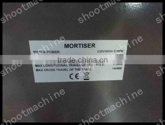 Horizontal one spindle mortising machine SMSD3216 with Motor speed 2, 860/min and Maximum tool diameter 3mm to 20mm