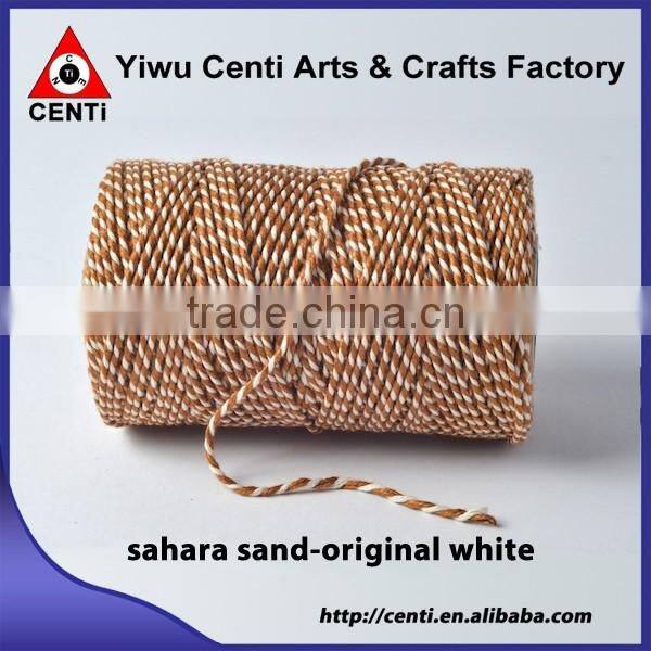 Top sale China original white and coloured natural cotton baker twine , divine twine , baker string