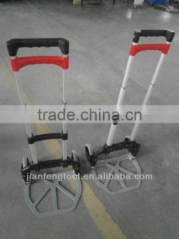 airport mini aluminum portable folding shopping hand cart foldable hand carrier cart ph70kgs