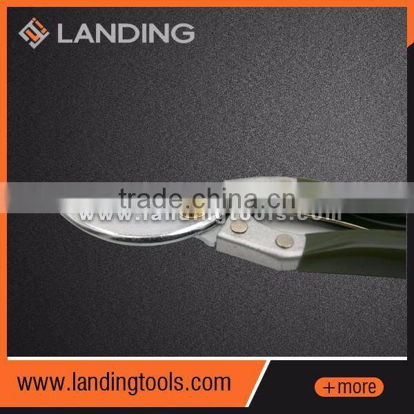 603301 200mm heat treated 65# manganese tree pruner,Iron handle sprayed hand pruner