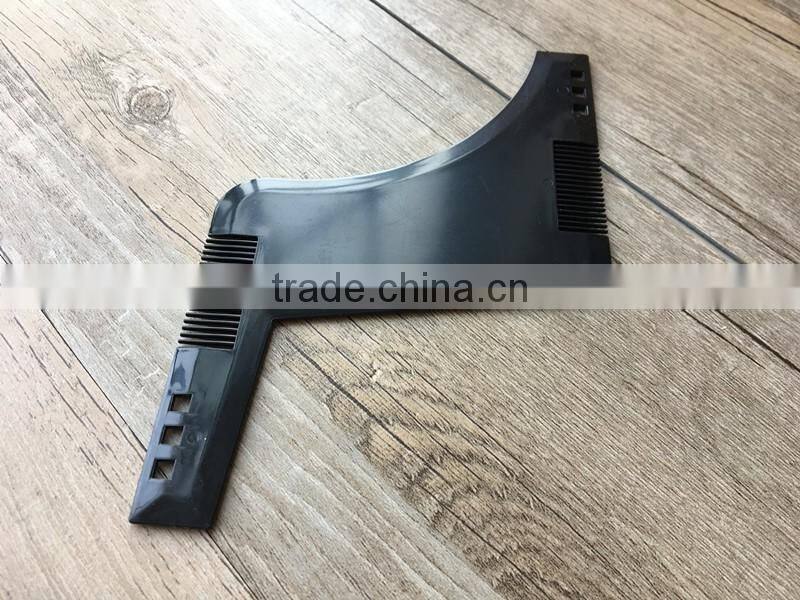 2017 new arrival beard shaping template comb beard comb