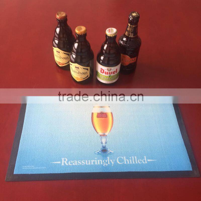 high quality non woven OEM custom rubber bar mat