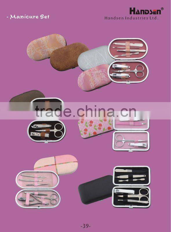 5pcs pedicure set with case