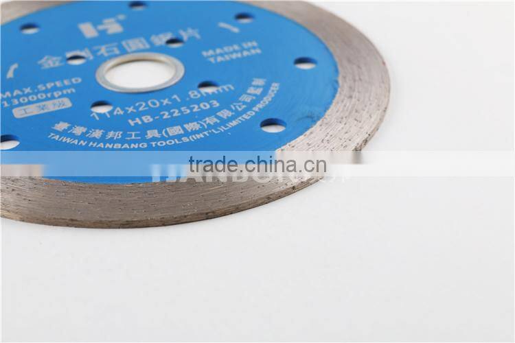 Continuous Diamond Saw Blades for Cutting Granite, Marble, Limestone, Concrete