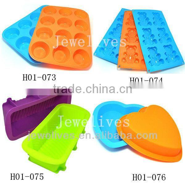 silicone bear cake molds