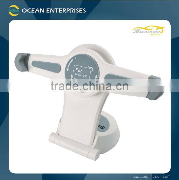 360 Degrees Revolving Car Headrest Tablet Holder with Big Clip for iPad 2 3 4 5 & 7-10 Inch