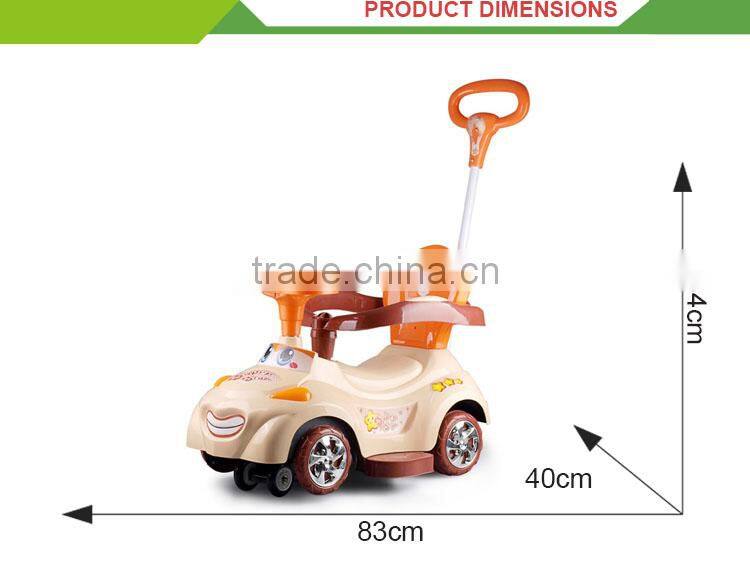 Hot selling wholesale music funny car toy baby trolley walker