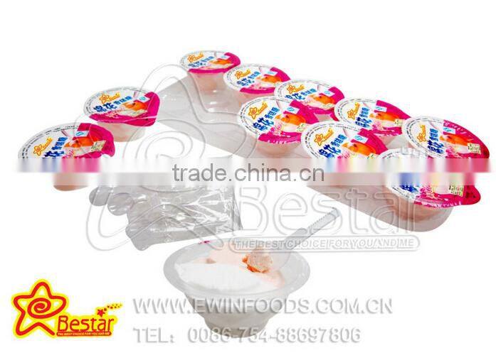 Hot Sale Strawberry Shape Marshmallow With Fruity Jam