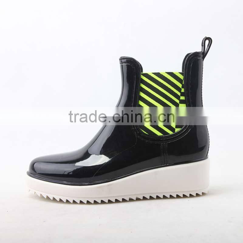 fashion chelsea shoes pvc rain boots rubber rain boots