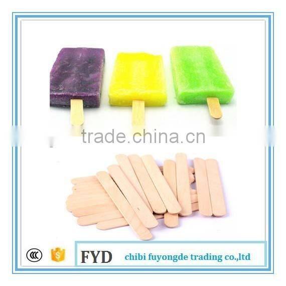 Natural Color healthy bamboo Ice Cream Skewers
