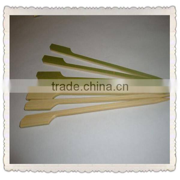 Eco-friendly food grade bamboo skewer with paddle