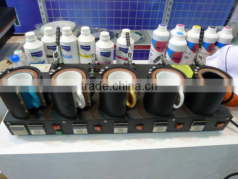 New 5mats Mug Heat Press Machine ,High quality 5mats mug heat press machinec