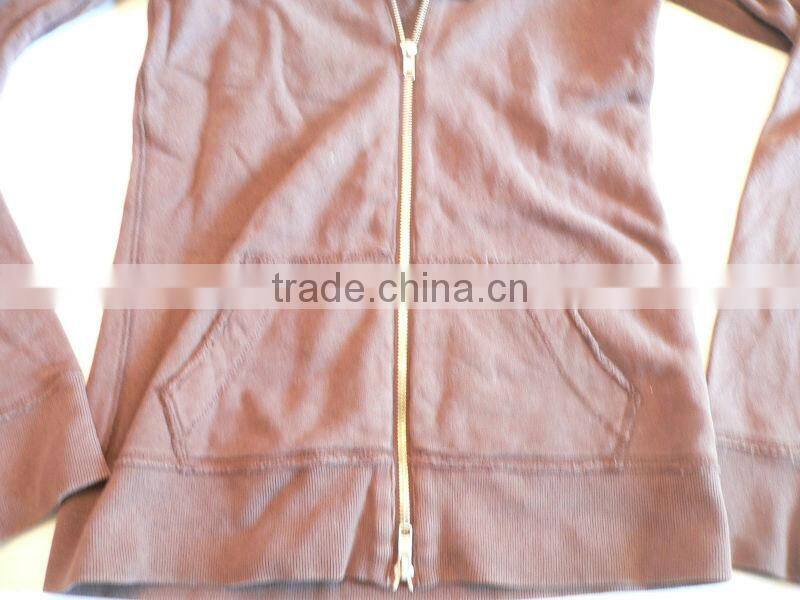 LONG SLEEVE ZIPPERED WARM HOODIE SWEATSHIRT FOR LADIES