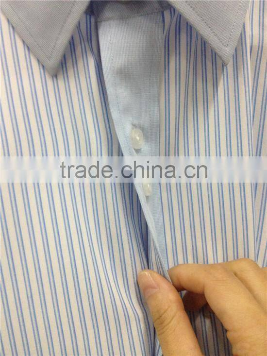 Mens high collar contrast collar cuff fashion new designs shirts