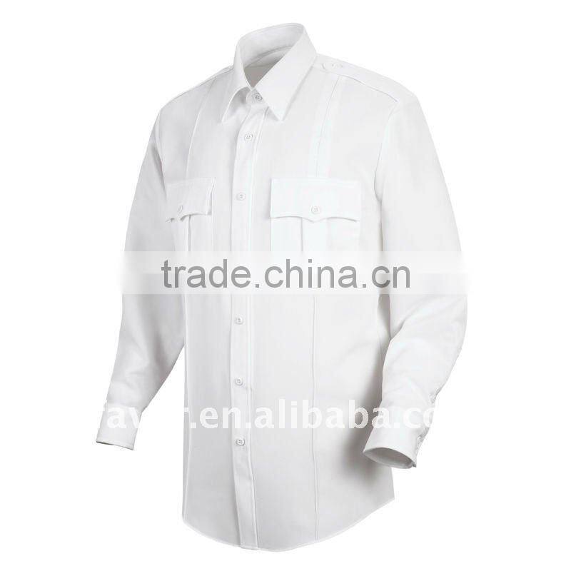 Man's cotton long sleeve security shirt /work shirt /security Guard uniform